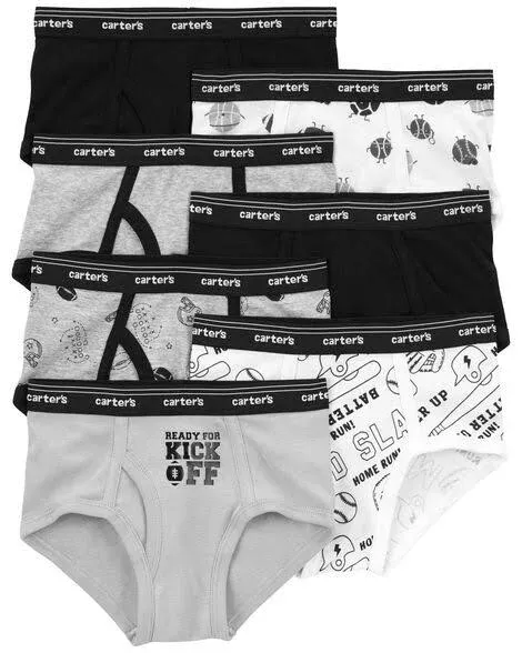 Kid 7-Pack Cotton Briefs Underwear