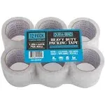 Dura-Bind Sale! Heavy Duty Clear Packing Tape 1.8 inch x 60 Yards. Tough Transparent Packing Tape Refills for Shipping, Moving, Mailing, and All Box