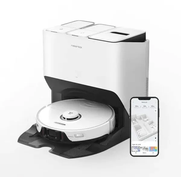 Roborock S8 Pro Ultra Robot Vacuum and Mop, Auto Drying, Auto Mop Washing, Self Emptying, Self Refilling, Liftable Dual Brush & Sonic Mop, 6000pa