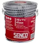 Senco 06A162P DuraSpin Number 6 by 1-5/8-Inch Drywall to Wood Collated Screw