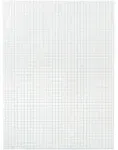 School Smart Graph Paper, 1/4 inch Rule, 9 x 12 Inches, White, Pack of