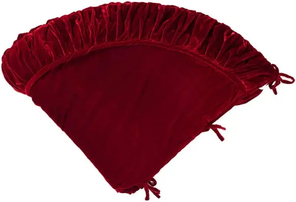 Vickerman Plush Red Velvet Tree Skirt