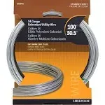 Hillman 122065 Galvanized Wire, 100'