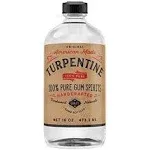 16 Oz 100% Pure Gum Spirits of Turpentine, Can