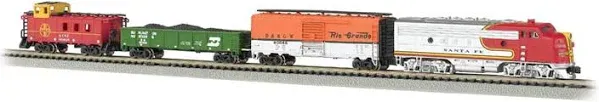 Bachmann Trains Super Chief N Scale Ready To Run Electric Train Set, Multicolor