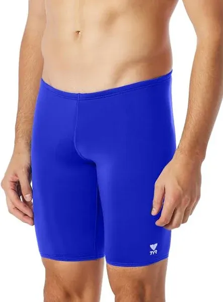 TYR Men's Durafast Solid Jammer 34 Navy