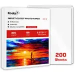 Pearl Glossy Photo Paper for Inkjet & Laser Printers - 8.5x11 - 30lb