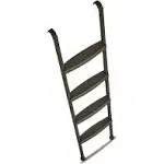 Stromberg Carlson Interior Bunk Ladder, KD, RV Bunk Ladder, Bunk Bed Ladder with Injection Molded Treads, Hooks and Mounting Hardware Included, can be Used as Dorm Loft Ladder - Black 60"