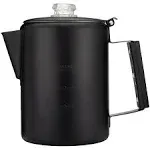 Coletti Bozeman Black Coat 9 Cup Coffee Percolators