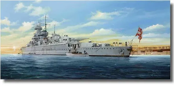 New: Trumpeter Admiral Graf Spee Pocket Battleship 1:350 Model Kit № 05316