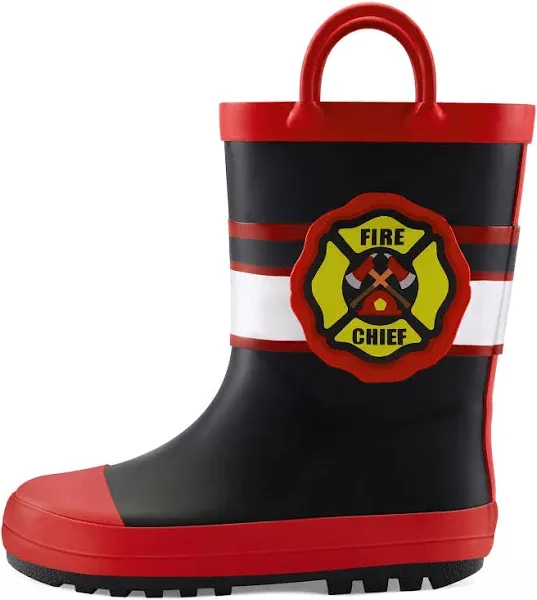 Kids Waterproof Rubber Rain Boots