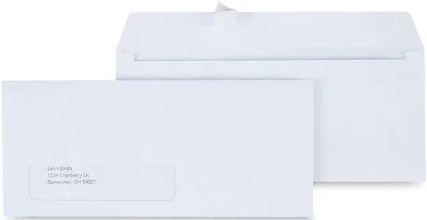 Universal Peel Seal Strip Business Envelope