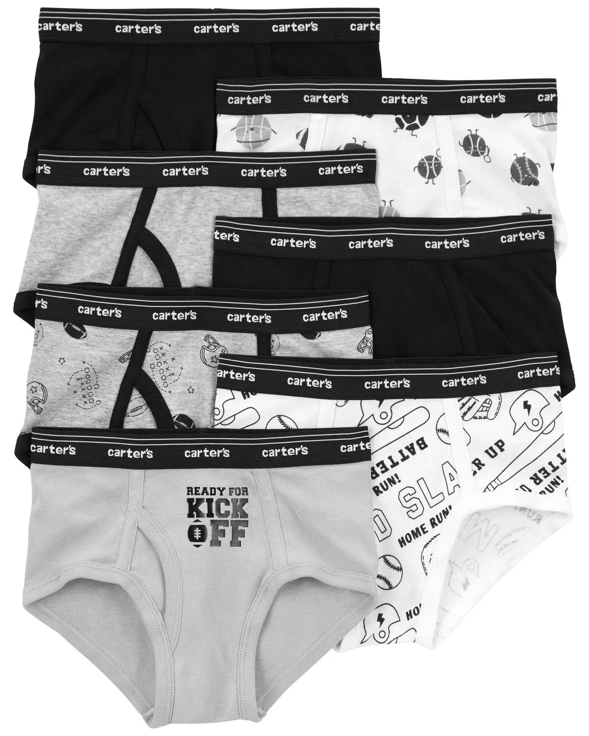 Kid 7-Pack Cotton Briefs Underwear