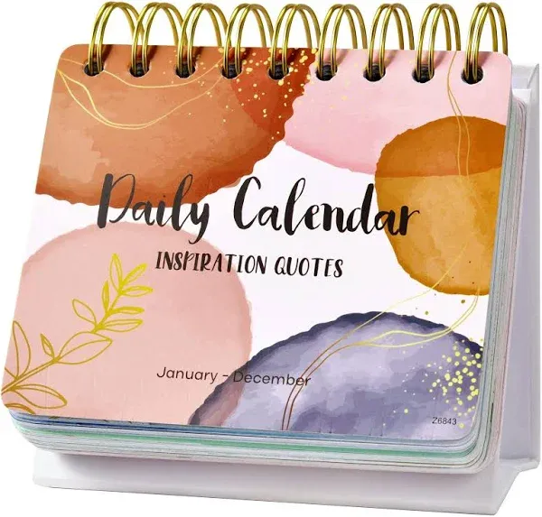 Motivational &amp; Inspirational Perpetual Daily Calendar - Planners Undated Perpetu