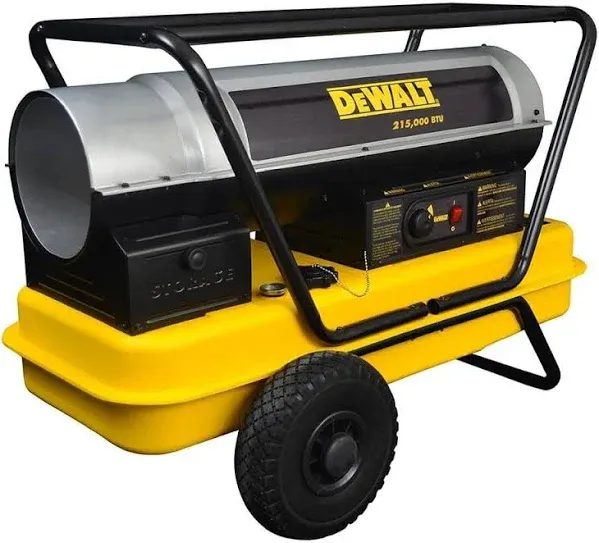 DEWALT 215,000 BTU Forced Air Kerosene Heater