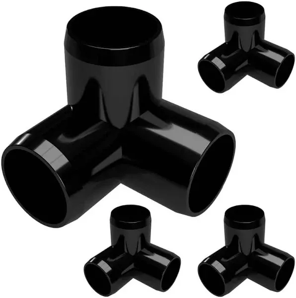 Formufit 1/2 inch 3-Way Elbow Furniture Grade PVC Fitting