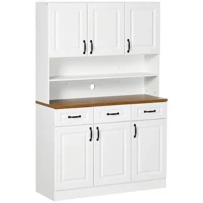 HOMCOM 71" Kitchen Pantry Storage Cabinet