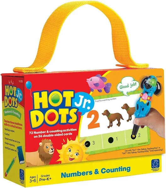 Hot Dots Jr. Numbers Card Set - Educational Kids Game -Kids Learning Game Sealed