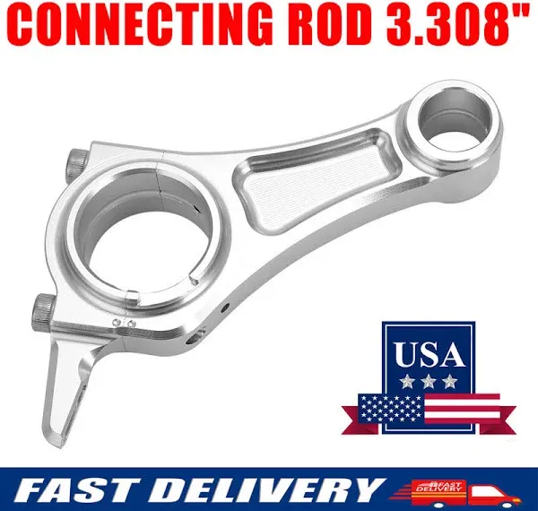 Billet Aluminum Connecting Rod (3.308&#034; std) For 60363 69730 Predator 212cc US