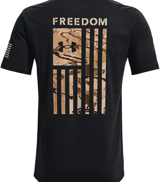 Under Armour Freedom Flag Camo T-Shirt, Men's White