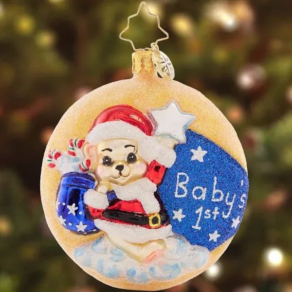 Christopher Radko Darling 1st Christmas Gem Ornament