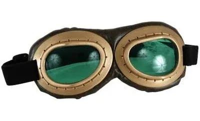 Brand New Aviator Goggles Accessory (Gold/Brown/Gr<wbr/>een)