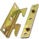 Bed Rail Bracket - Heavy Duty Non-Mortise Fasteners,Set of 4 Screws Included