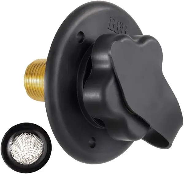 RecPro RV City Water Fill Inlet Flange