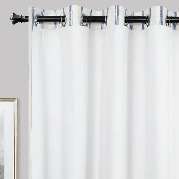 DriftAway Thermal Insulated Blackout Curtain Liner 2 Panels Each Liner Size Rings Included