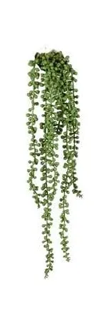 CEWOR 4pcs Artificial Succulents Hanging Plants Fake String of Pearls