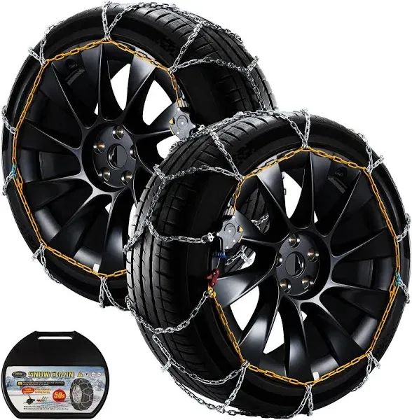 DEDC Snow Chains for Car, Snow Tire Chains for SUVs and Trucks, Auto Trac...