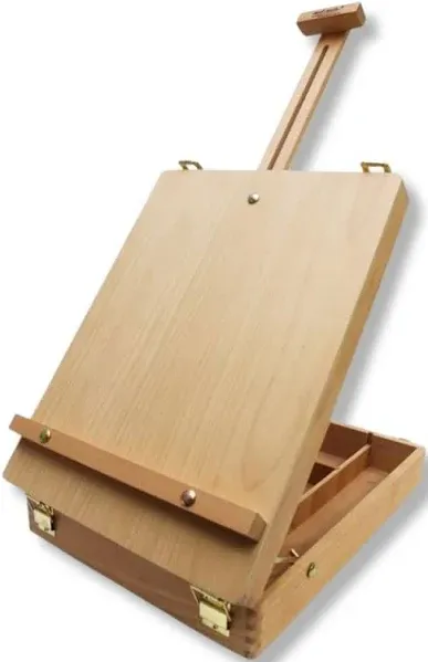 Mont Marte Tabletop Easels for Painting, Desk Box Easels for Kids Adults&Artists,Beech Wood