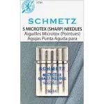 Schmetz Sharp Microtex Machine Needles Size 90/14