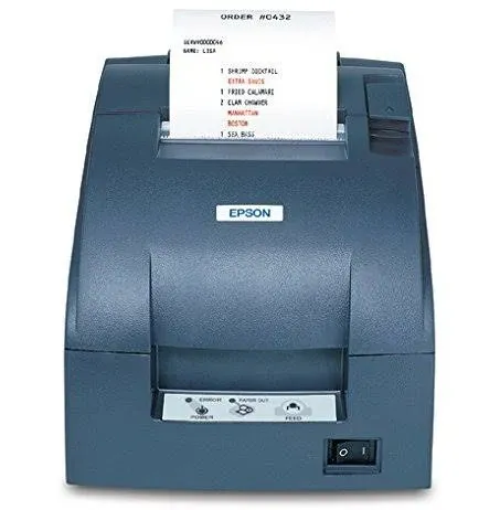 Epson TM-U220D - Impact/Receipt Printer, USB, Dark Gray, No Autocutter, Power Supply Included