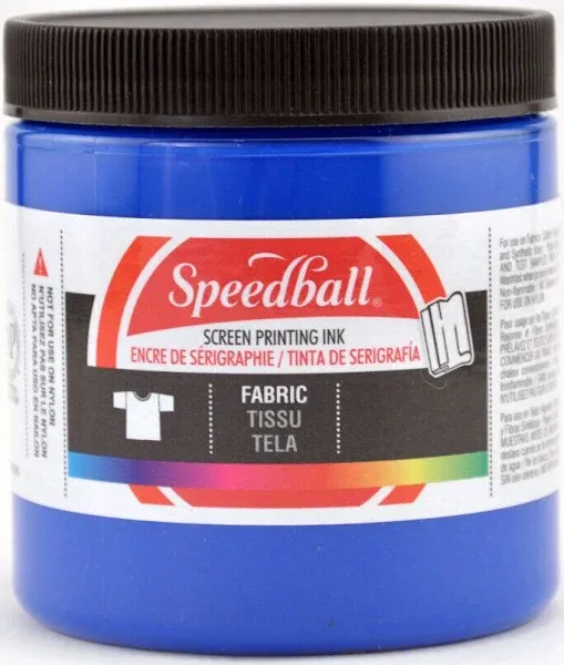 Speedball 8 oz Fabric Screen Printing Ink - Blue