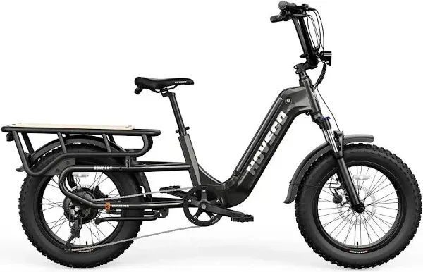 HOVSCO HovCart 20“ Step-Thru Electric Fat Tire Cargo Bike