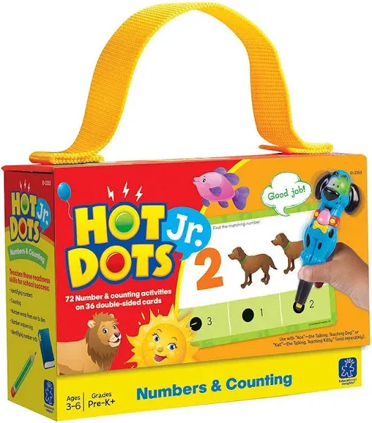 Hot Dots Jr. Card Set Numbers & Counting