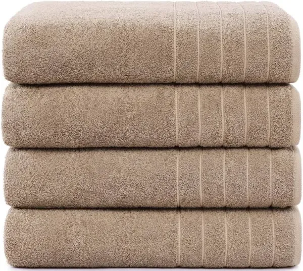 Casa Platino Bath Towels 2 Pack Large Bath Towel Set