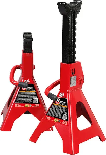 Big Red T43202-1 Torin Heavy Duty Steel Jack Stands