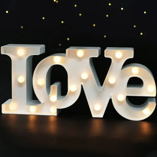 Bright Zeal Large LED Love Marquee Sign