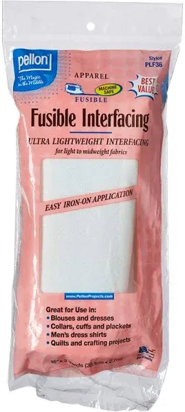 Pellon PLF36 Ultra Lightweight Fusible Interfacing