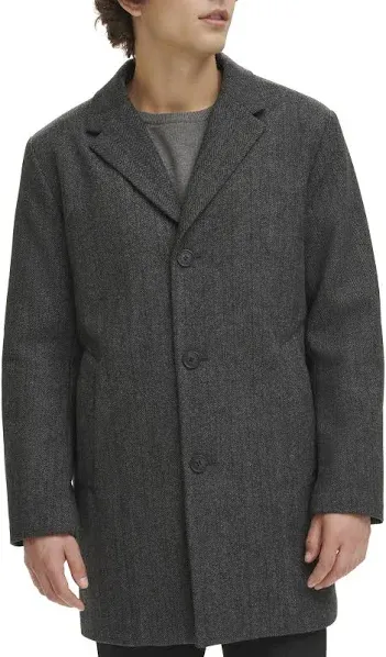 Dockers Men's Wool Blend Top Coat