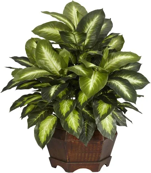 Nearly Natural Golden Dieffenbachia Silk Plant