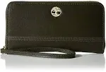 Timberland Women's Zip Around Wallet with Wristlet Strap - Olive