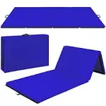 10ftx4ftx2in Folding Gym Mat 4-Panel Exercise Gymnastics...