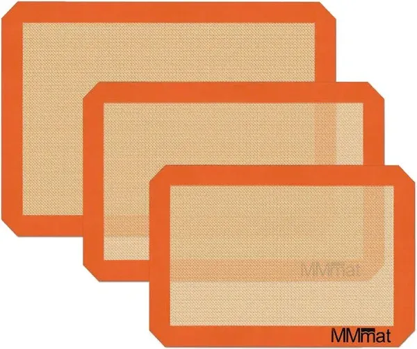 MMmat Silicone Baking Mats Set of 3