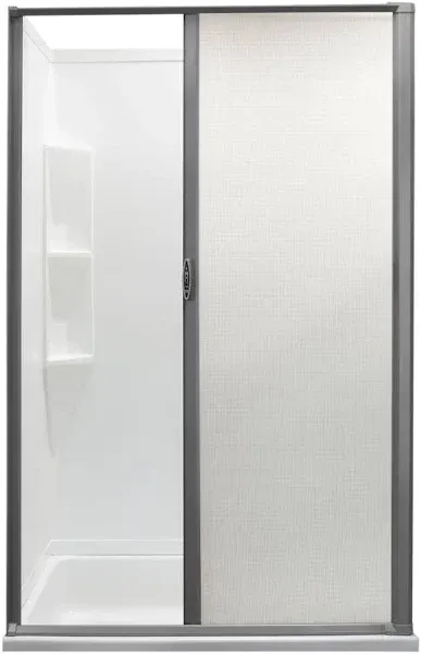 RecPro RV Retractable Rolling Shower Door