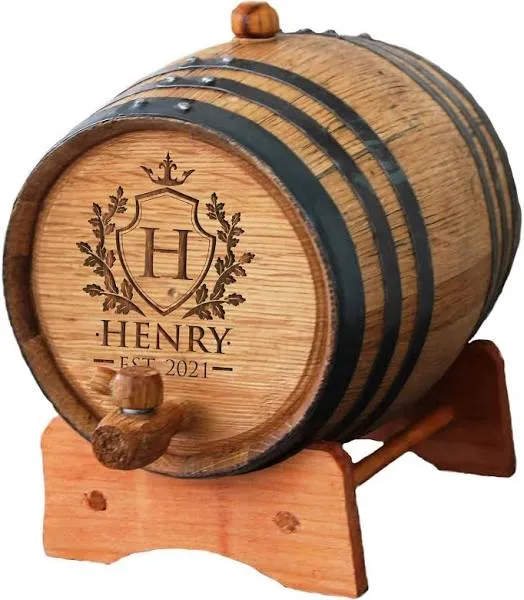 Personalized Whiskey Barrel