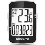 COOSPO GPS Bike Computer BC26, Wireless Cycling Computer with Automatic Backlight, GPS Bicycle Speedometer Odometer with Waterproof and 25H Long