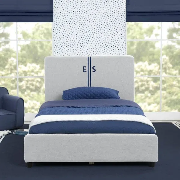 Upholstered Twin Bed with Headboard